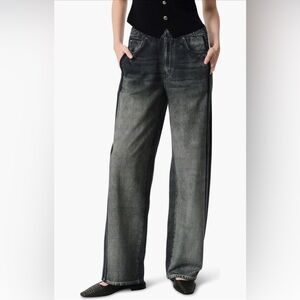 rag & bone Miramar Track Stripe Cotton Terry Sweatpant Jeans